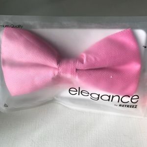 Men's pink bow tie elegance by retreez